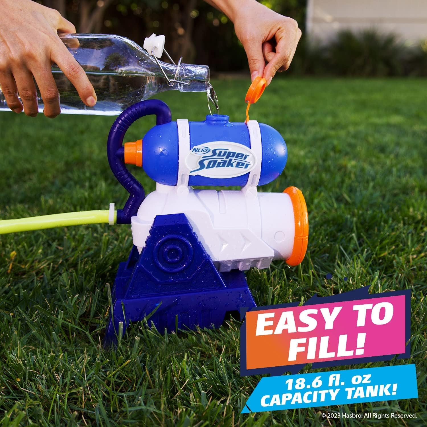 image:imageNERF Super Soaker Grab N Go Stomp Soaker Blasting Machine Outdoor Water GamesStomp Cannon