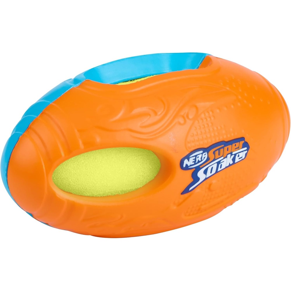 image:imageWowWee Nerf Super Soaker Splasher Football for Kids Outdoor Sports Pool Toy Waterproof Football for Beach and Land Play