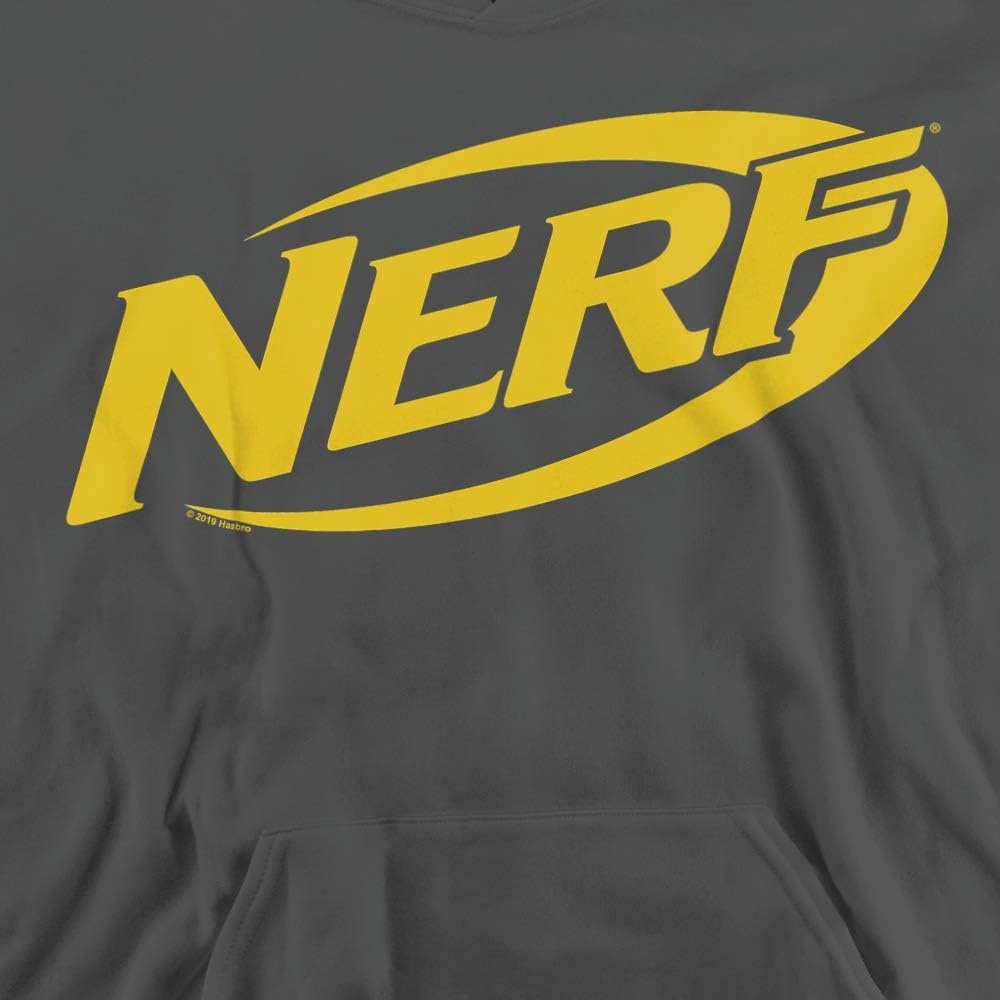image:imageTrevco Nerf Logo Unisex Youth PullOver HoodieCharcoal