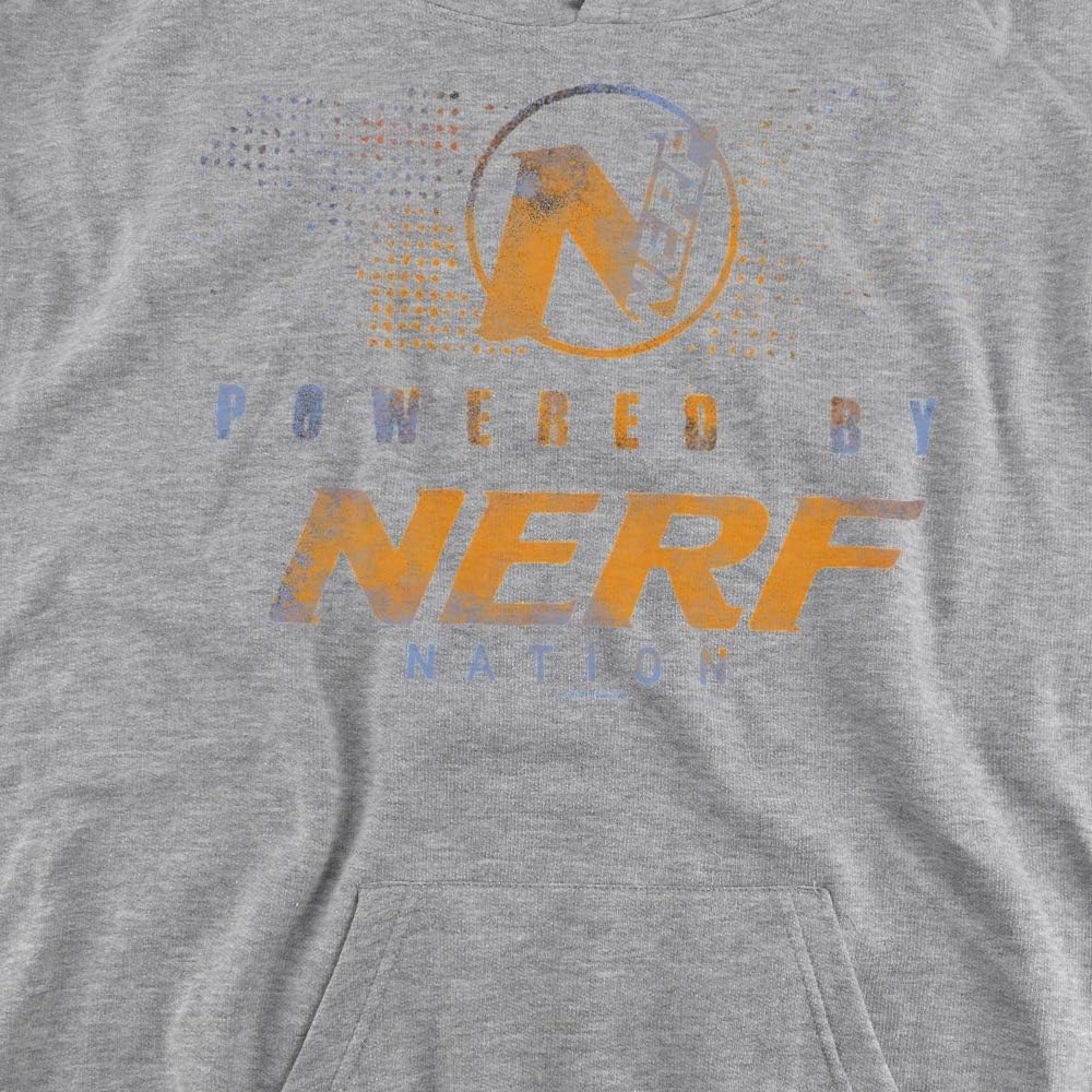 image:imageTrevco Nerf Powered By Nerf Nation Unisex Youth PullOver HoodieAthletic Heather