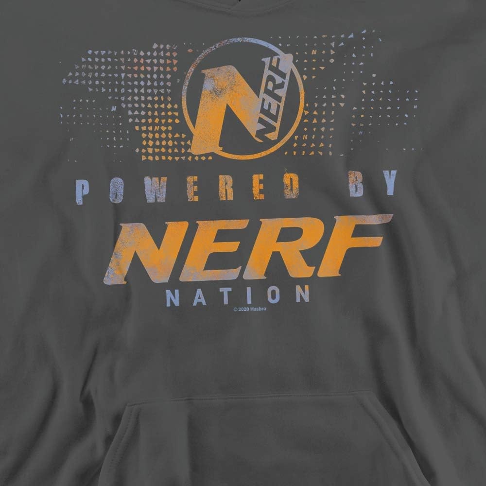 image:imageTrevco Nerf Powered By Nerf Nation Unisex Youth PullOver HoodieCharcoal