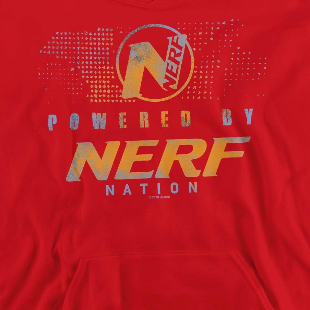 image:imageTrevco Nerf Powered By Nerf Nation Unisex Youth PullOver HoodieRed