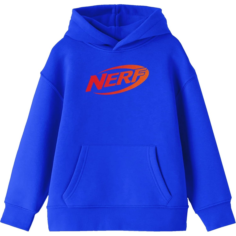 image:imageBioworld Nerf Logo Long Sleeve Royal Blue Boys Hooded SweatshirtBlue
