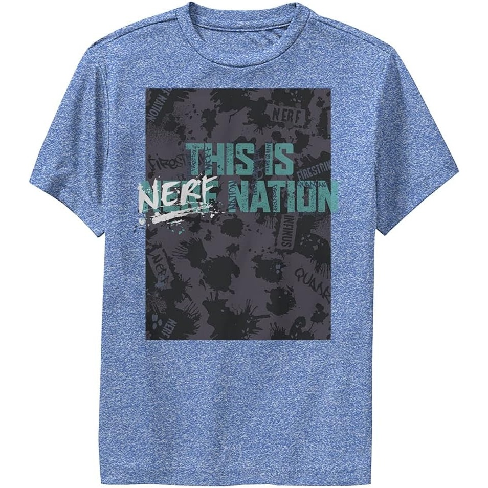 image:imageHasbro Boys Pattern NationRoyal Blue Heather