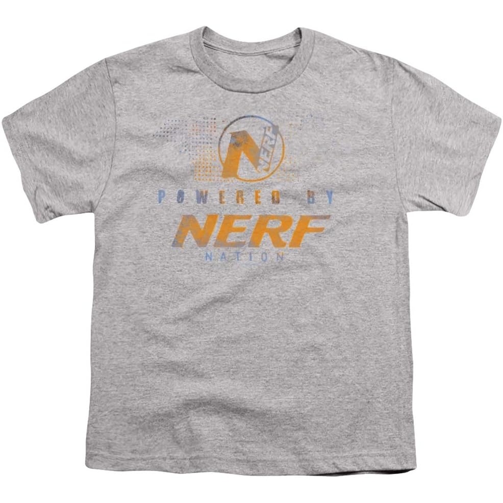 image:imageNerf Powered By Nerf Nation Unisex Youth T ShirtAthletic Heather