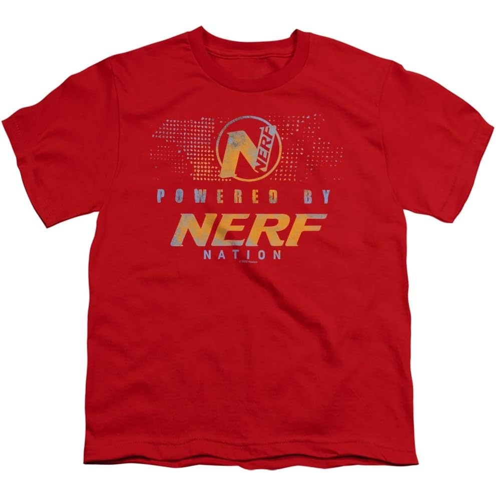 image:imageNerf Powered By Nerf Nation Unisex Youth T ShirtRed