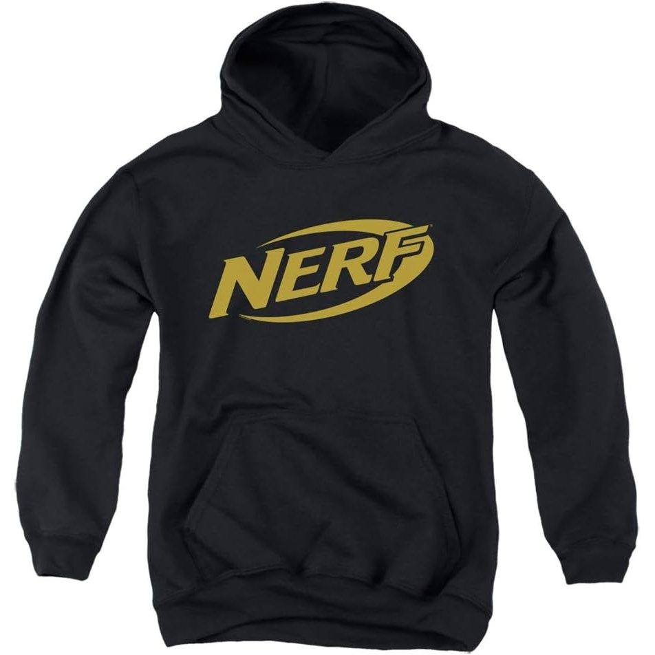 image:imageTrevco Nerf Logo Unisex Youth PullOver HoodieBlack