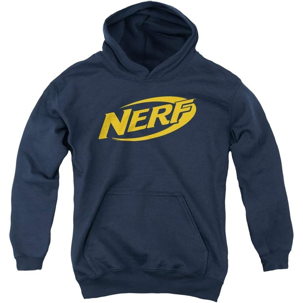 image:imageTrevco Nerf Logo Unisex Youth PullOver HoodieNavy