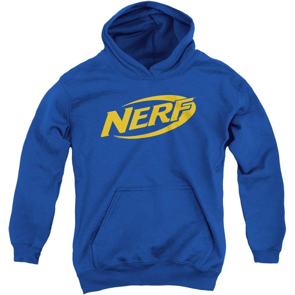 image:imageTrevco Nerf Logo Unisex Youth PullOver HoodieRoyal