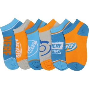 Bioworld Nerf Nation casual Ankle Socks for boys 6-pack