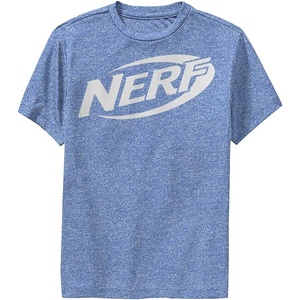 Hasbro Boys’ Nerf Logo(Royal Blue Heather)