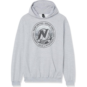 Hasbro Nerf Vintage Stamp Boy’s Hooded Pullover Fleece(Athletic Heather)