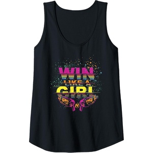 Womens Nerf Win Like A Girl Tank Top