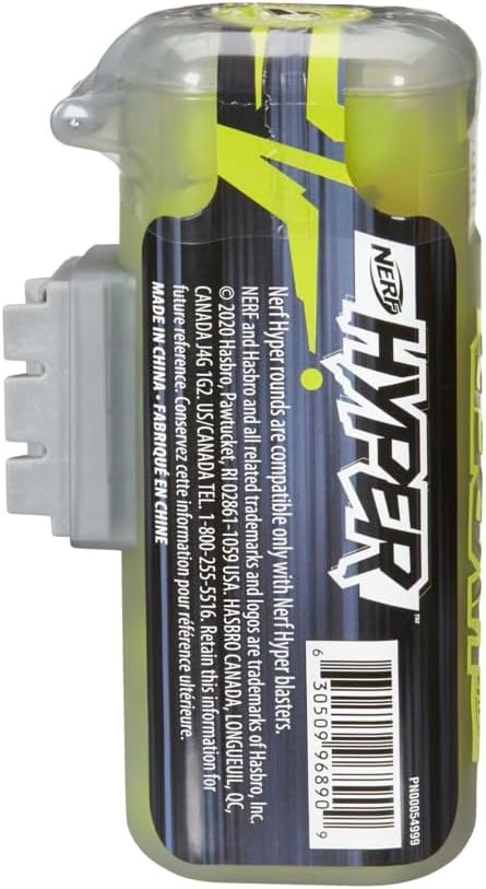 image:imageNerf Hyper 50 Round Refill Canister Includes 50 Hyper Rounds and Reload Canister Attaches to Hyper Blasters Gifts for Teens