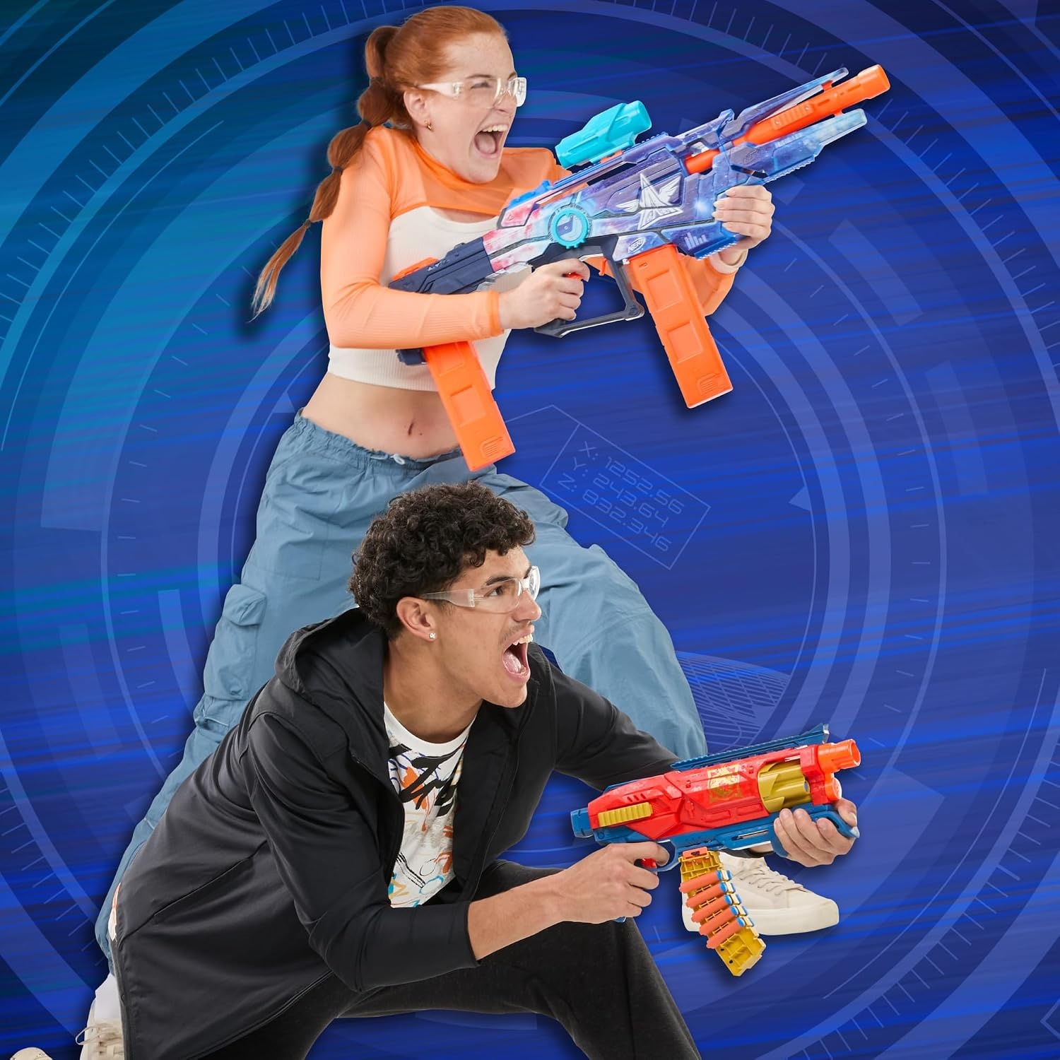 image:imageNerf Loadout Shadowspeed Recon Blaster 14Dart Storage Attachment Accessory 6Dart Revolving Cylinder 14 Nerf N1 Darts Kids Toys amp Gifts Ages 8