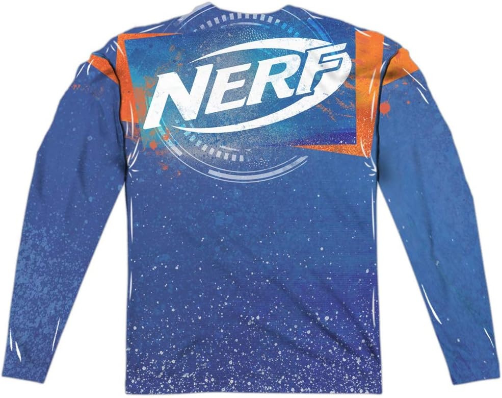 image:imageNerf Target Practice Unisex Adult LongSleeve Sublimated T Shirt for Men and Women