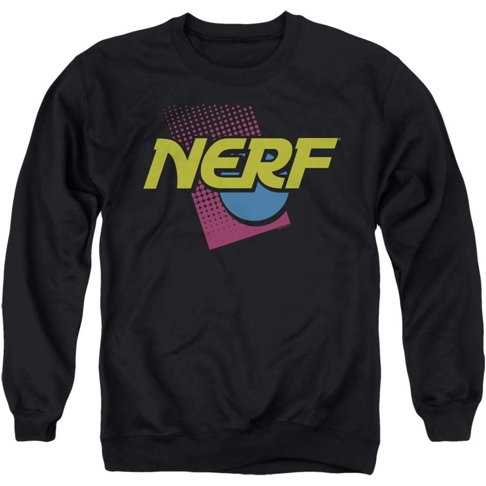 image:imageNerf 90S Logo Unisex Adult Crewneck Sweatshirt for Men and Women