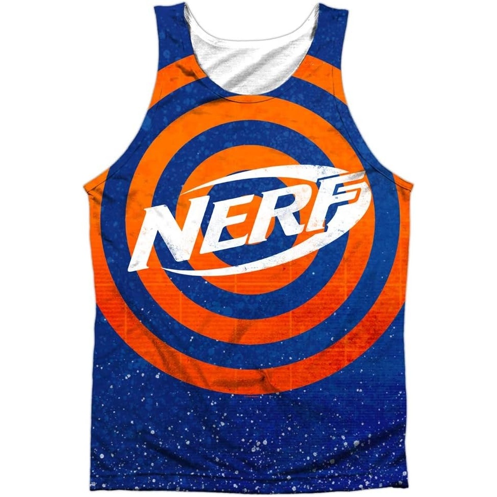 image:imageNerf Target Practice Unisex Adult Front Print Sublimated Tank Top for Men and Women