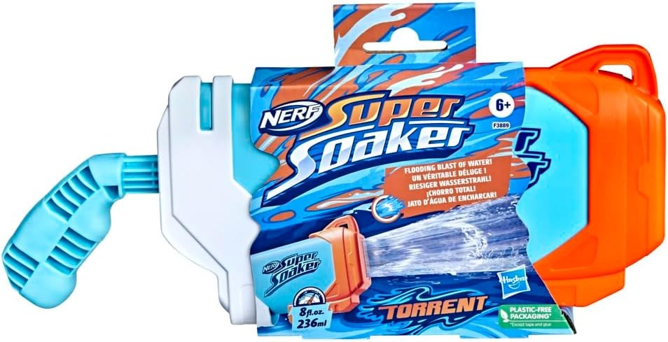 image:imageNERF Super Soaker Torrent Water Blaster Outdoor WaterBlasting Fun for Kids Teens amp Adults