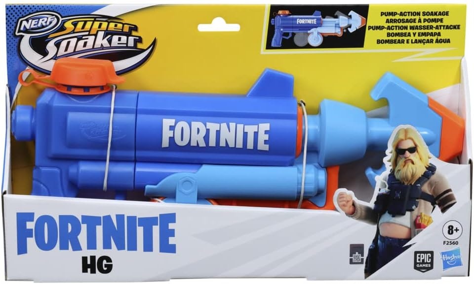 image:imageNerf Super Soaker Fortnite HG Water Blaster PumpAction Soakage for Outdoor Summer Water Games for Teens Adults