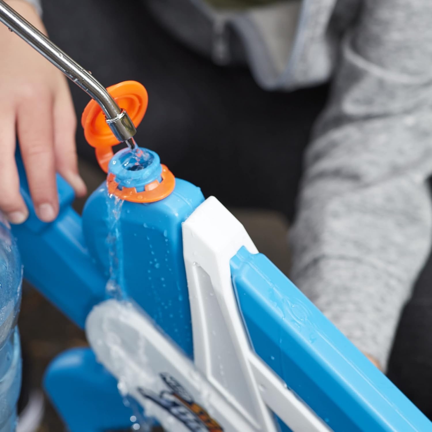 image:imageNerf Super Soaker Twister Water Blaster 2 Twisting Streams of Water Pump to Fire Outdoor WaterBlasting Fun for Kids Teens Adults