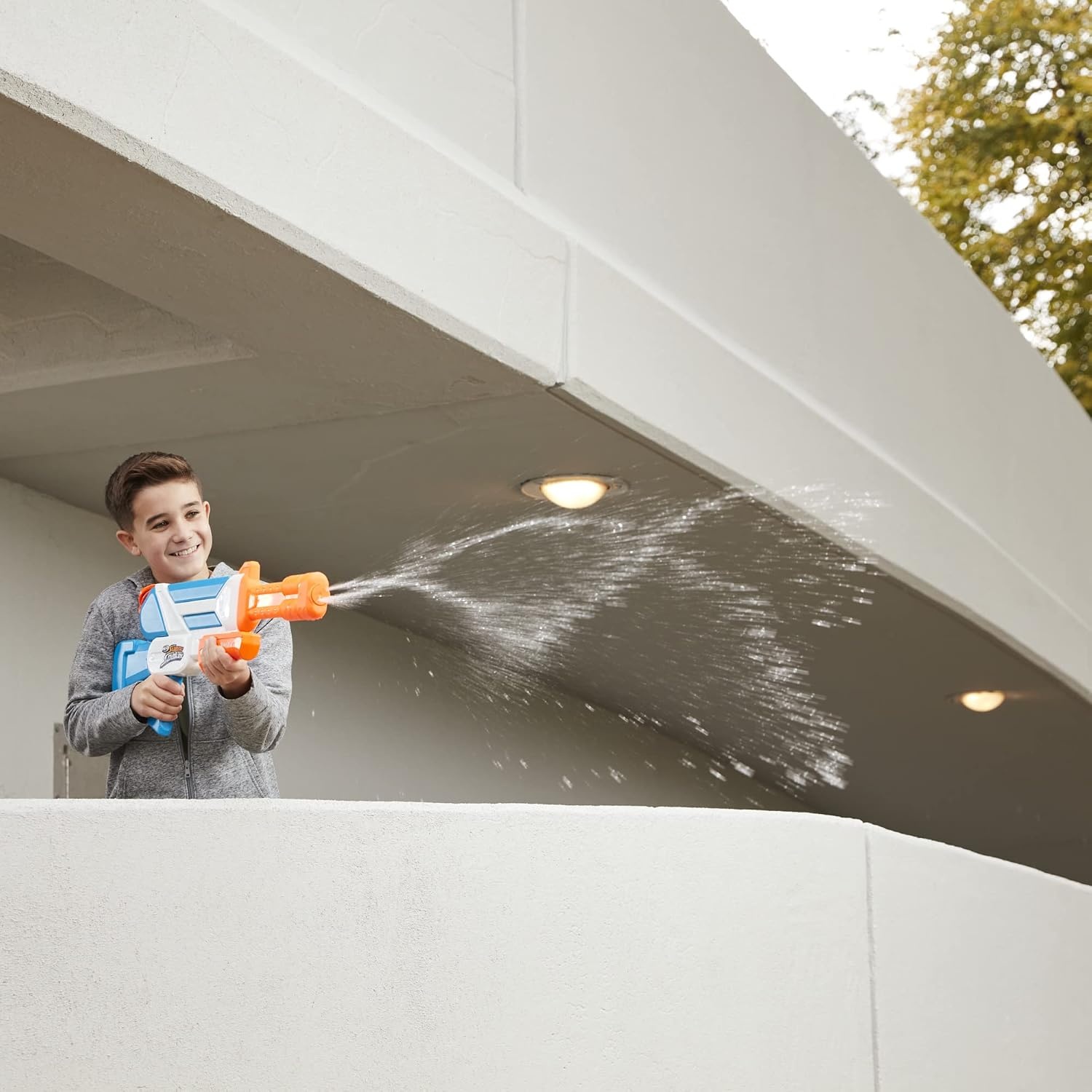 image:imageNerf Super Soaker Twister Water Blaster 2 Twisting Streams of Water Pump to Fire Outdoor WaterBlasting Fun for Kids Teens Adults