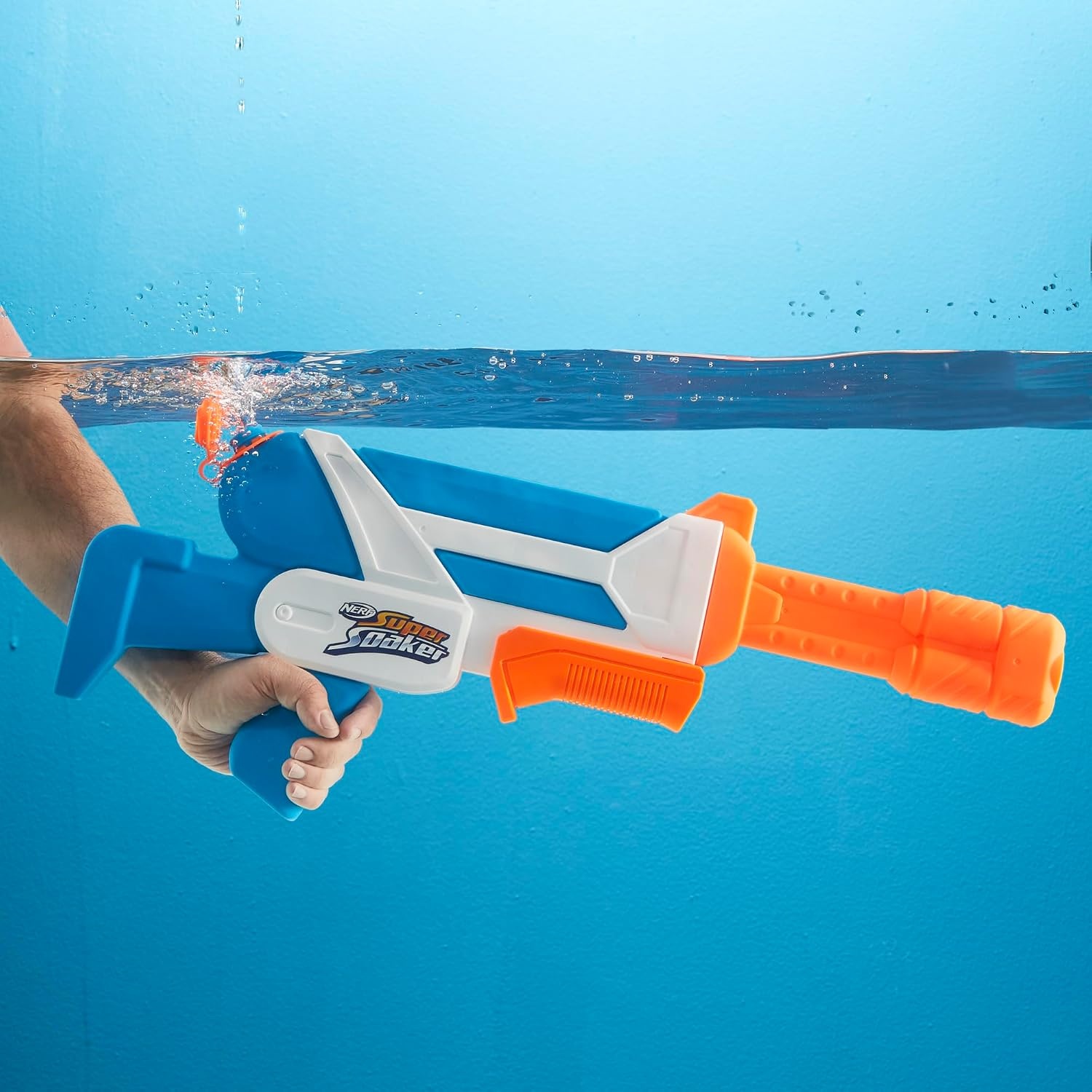 image:imageNerf Super Soaker Twister Water Blaster 2 Twisting Streams of Water Pump to Fire Outdoor WaterBlasting Fun for Kids Teens Adults