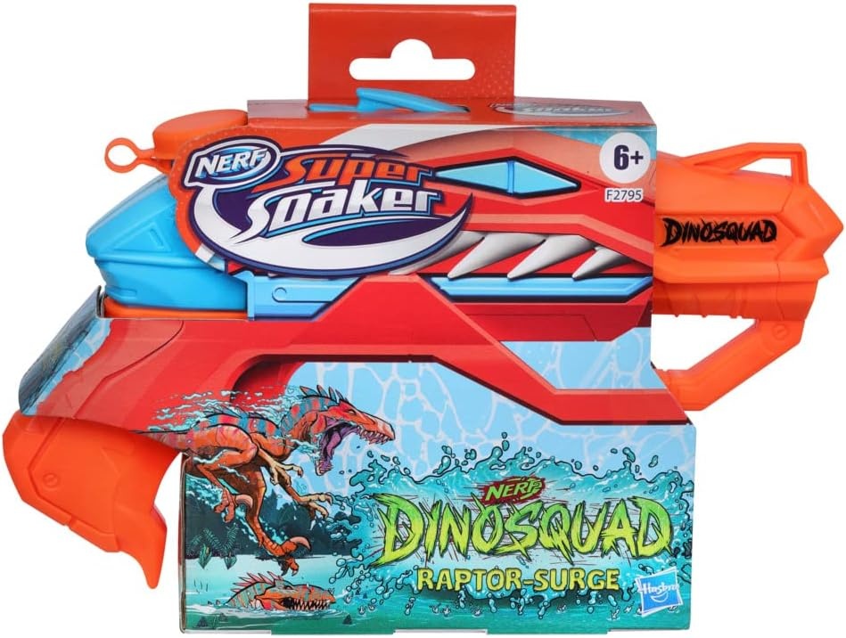 image:imageSuper Soaker SUPERSOAKER Nerf DinoSquad RaptorSurge Water Blaster TriggerFire Soakage for Outdoor Summer Water Games for Youth Teens Adults