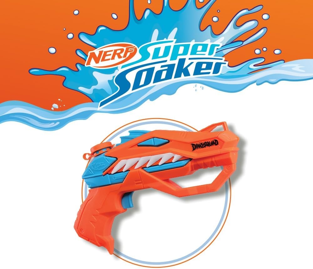 image:imageSuper Soaker SUPERSOAKER Nerf DinoSquad RaptorSurge Water Blaster TriggerFire Soakage for Outdoor Summer Water Games for Youth Teens Adults