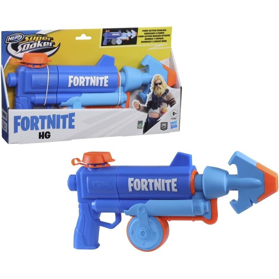 image:imageNerf Super Soaker Fortnite HG Water Blaster PumpAction Soakage for Outdoor Summer Water Games for Teens Adults