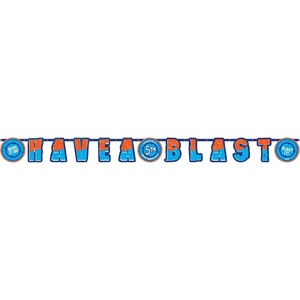 Amscan Nerf Large Customizable Letter Birthday Banner – 1 pc