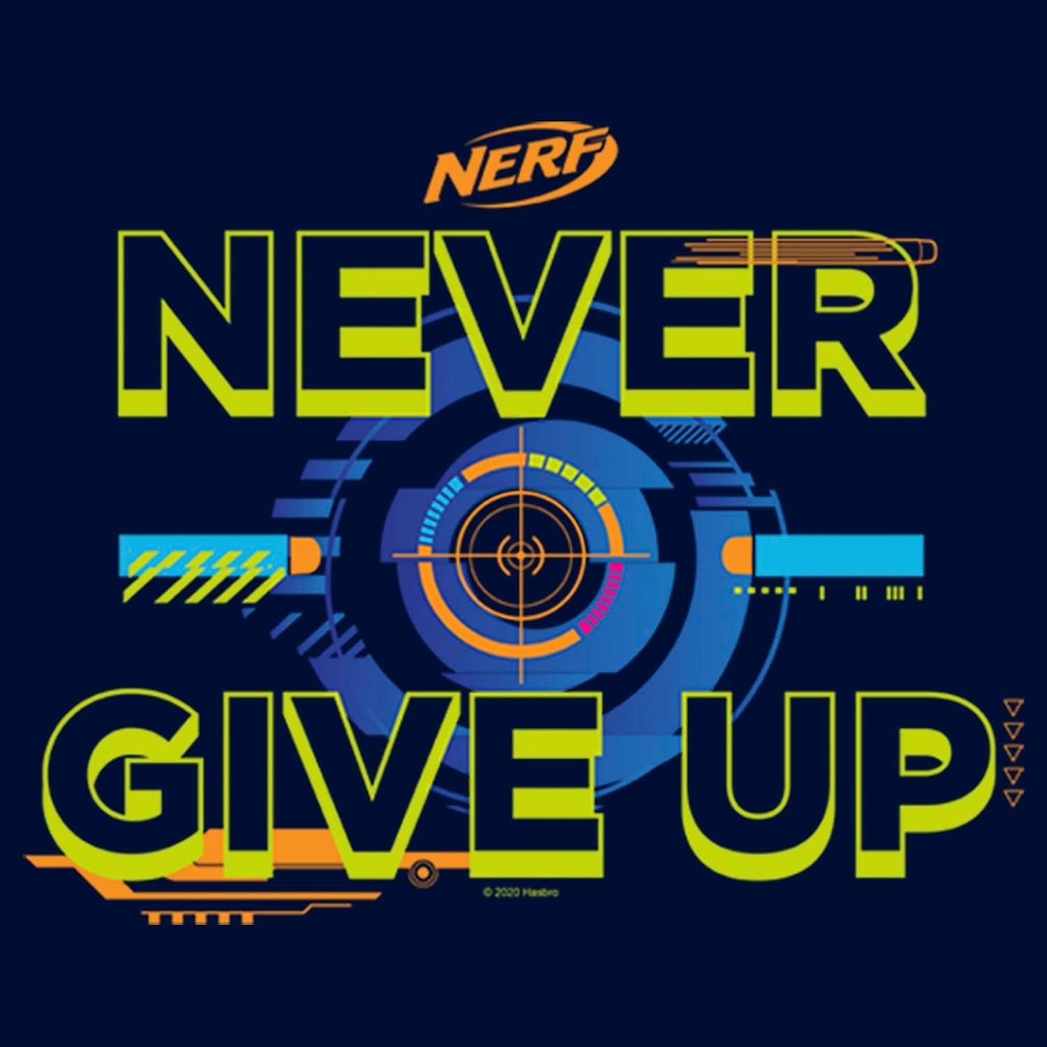 image:imageBoys Nerf Never Give Up Bullseye TShirtNavy Blue