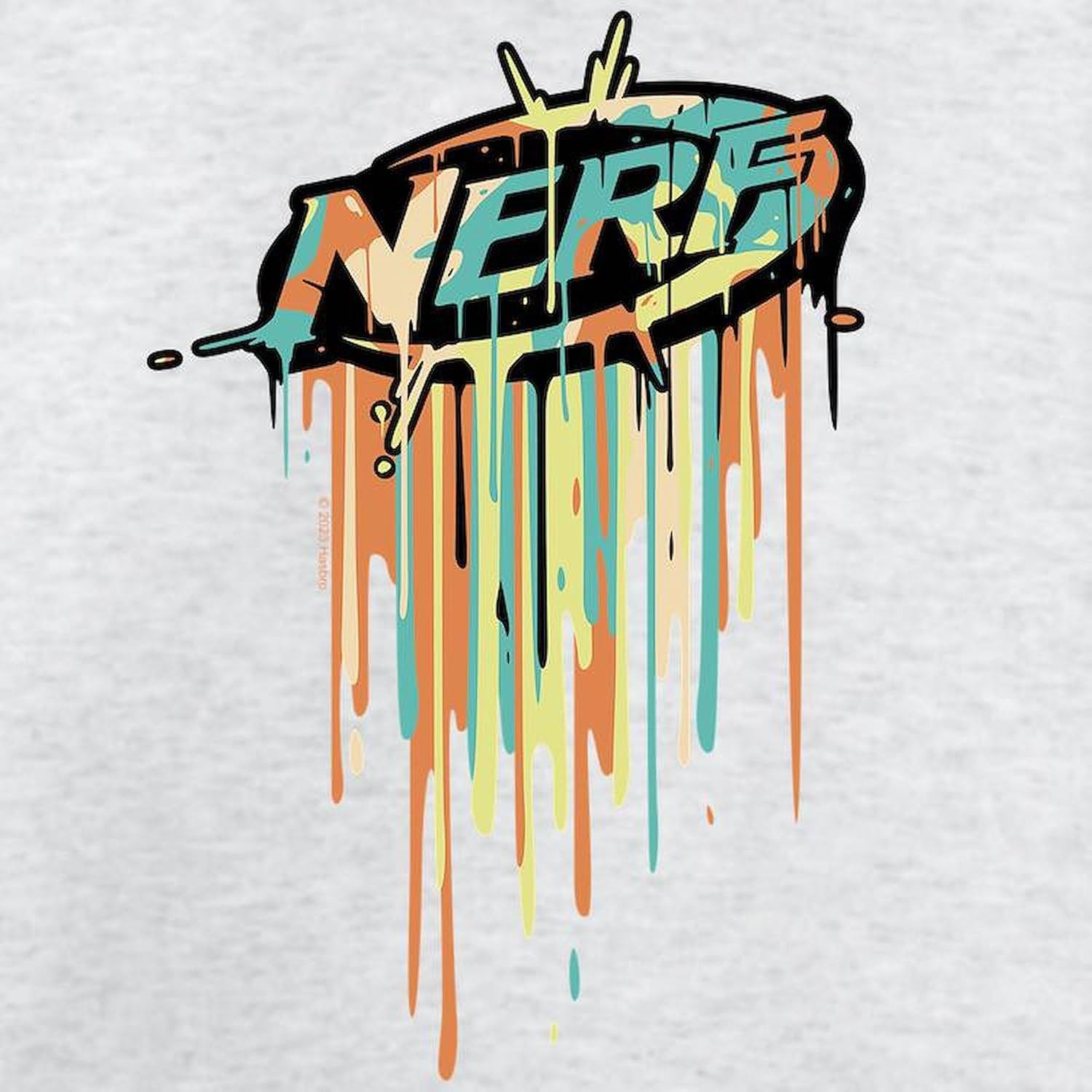 image:imageCafePress Nerf Classic Melted Logo Sweatshirt Kids Sweatshirt Youth Crew Neck SweatshirtAsh Gray