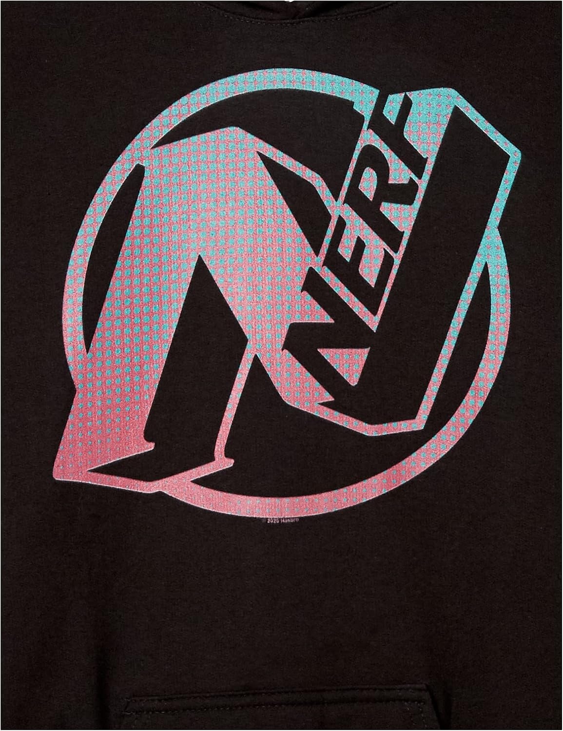 image:imageHasbro Boys Nerf Nerf Halftone Fill Boys Hooded Pullover FleeceBlack