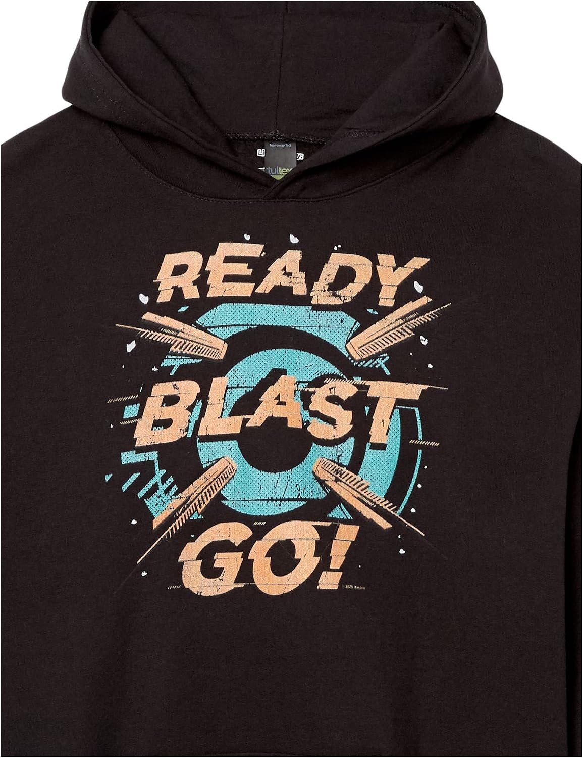 image:imageHasbro Boys Nerf Ready Blast Go Boys Hooded Pullover FleeceBlack