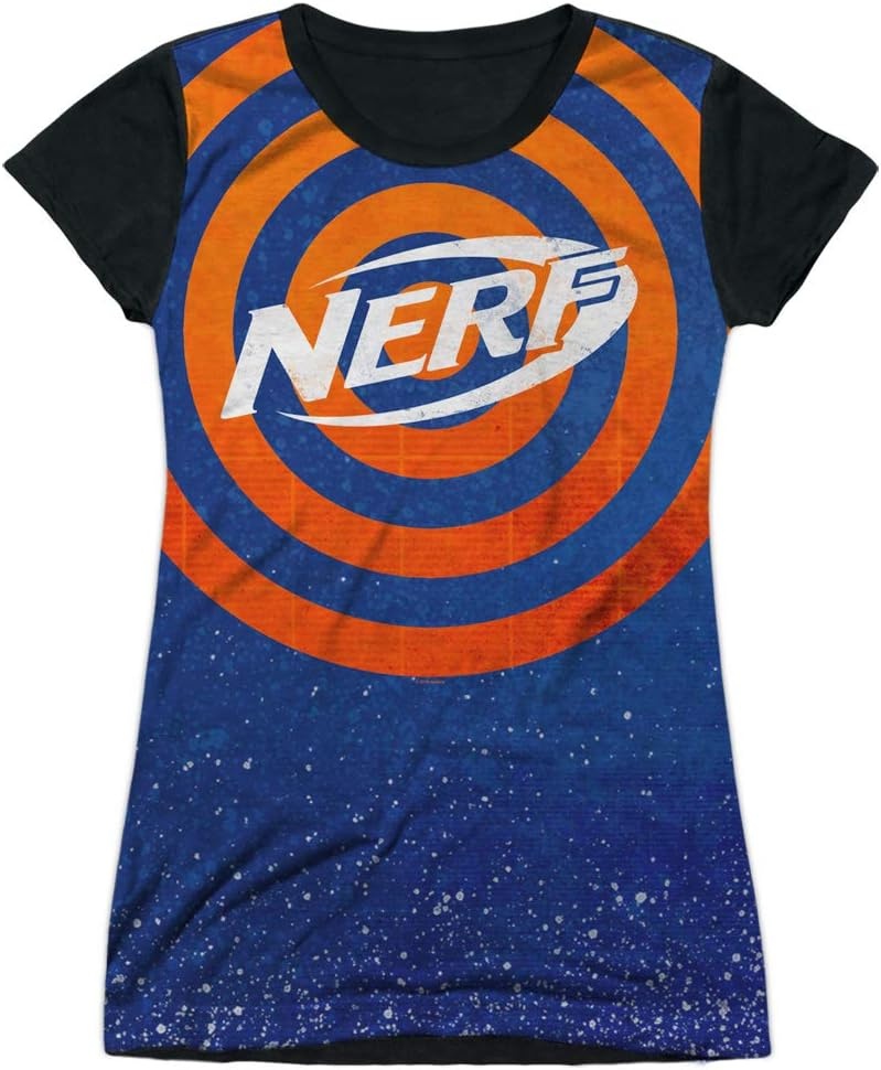 image:imageNerf Target Practice Juniors Sublimated Black Back T Shirt