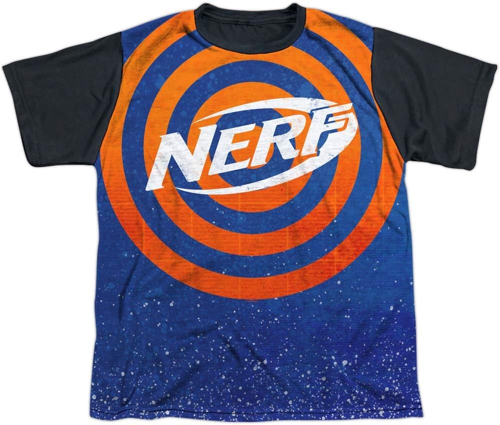 image:imageNerf Target Practice Youth or Boys Sublimated Black Back T ShirtWhite