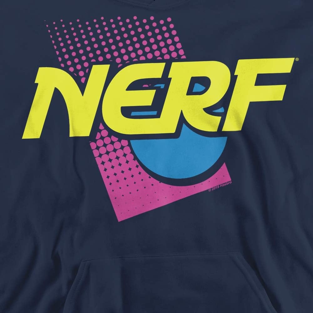 image:imageTrevco Nerf 90S Logo Unisex Youth PullOver HoodieNavy
