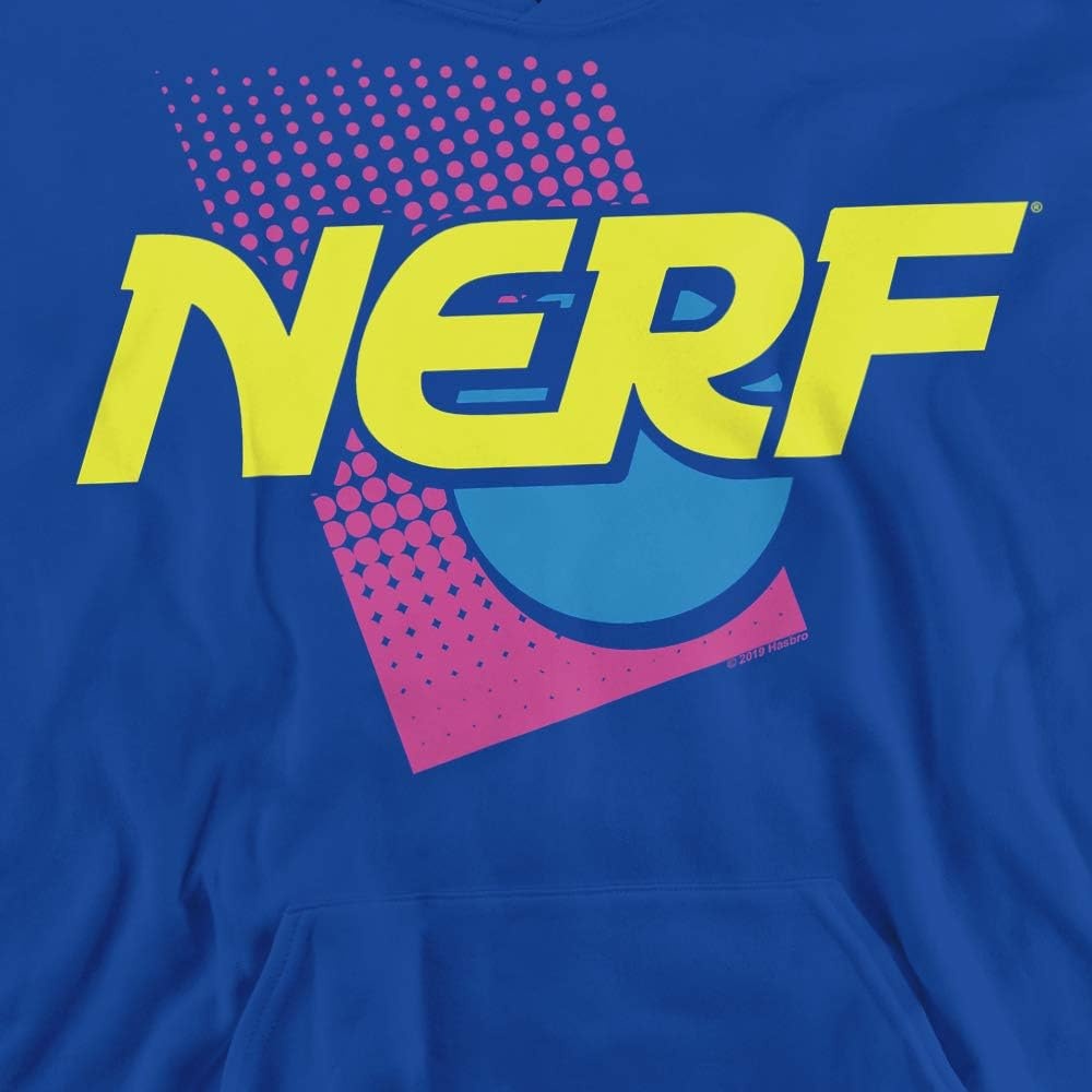 image:imageTrevco Nerf 90S Logo Unisex Youth PullOver HoodieRoyal
