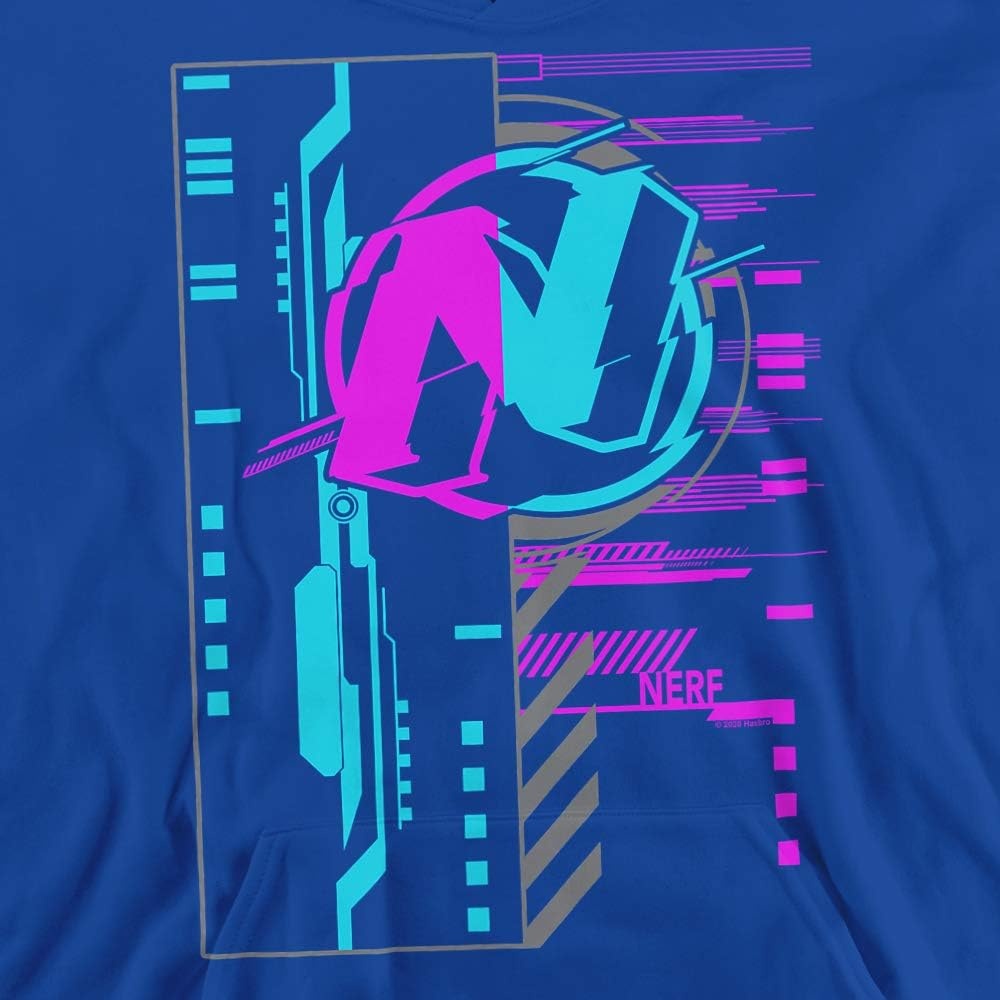 image:imageTrevco Nerf Cyber Unisex Youth PullOver HoodieRoyal