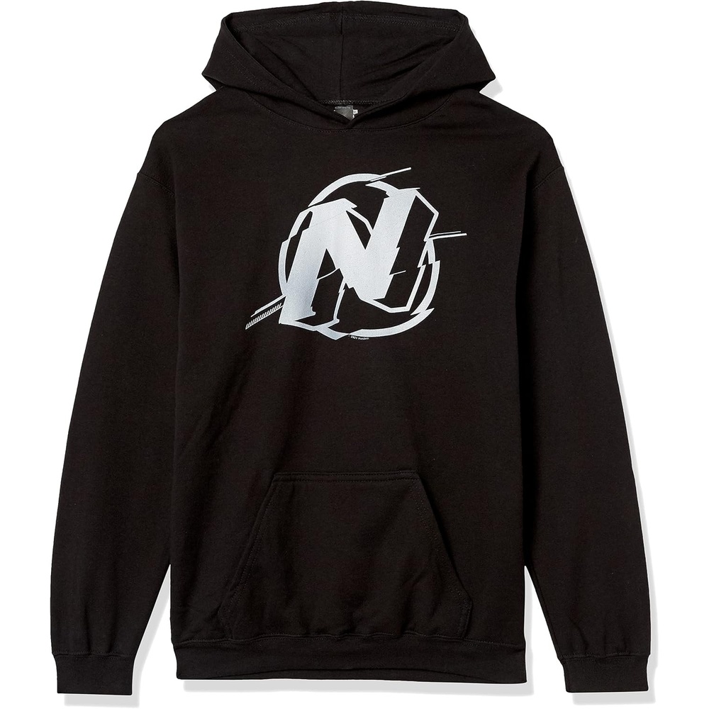image:imageHasbro Boys Nerf Nerf Glitch Boys Hooded Pullover FleeceBlack