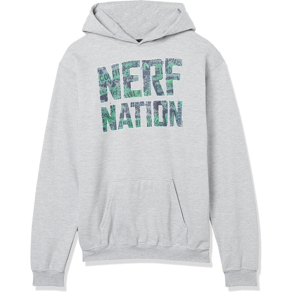 image:imageHasbro Nerf Nation Pose Boys Hooded Pullover FleeceAthletic Heather