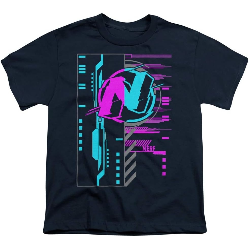 image:imageNerf Cyber Unisex Youth T ShirtNavy