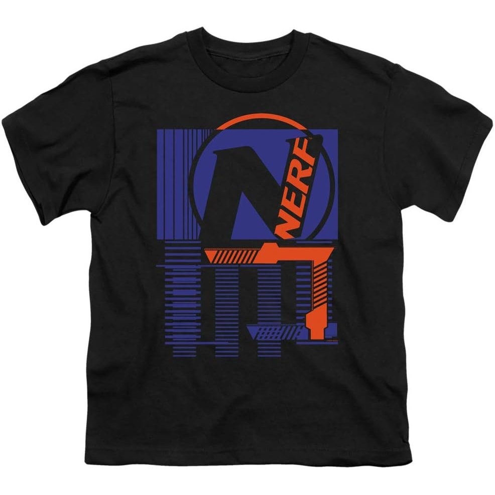 image:imageNerf Grid Unisex Youth T ShirtBlack