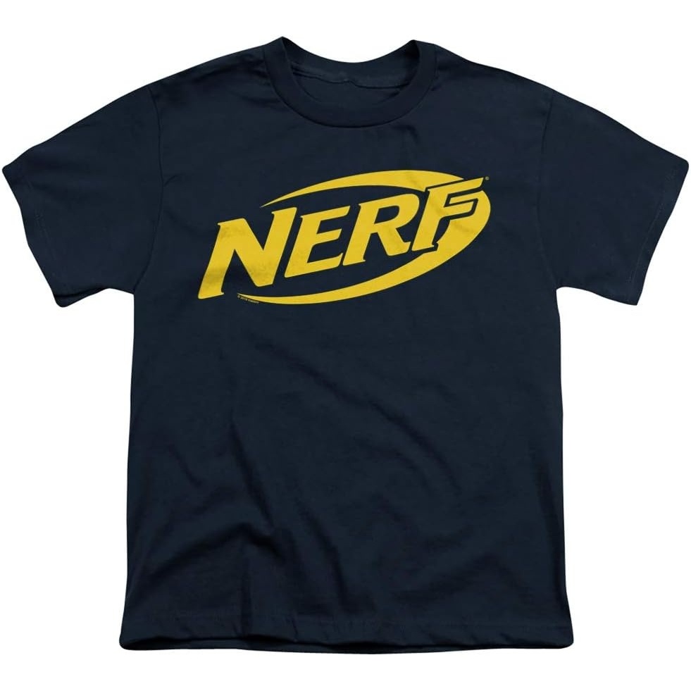 image:imageNerf Logo Unisex Youth T ShirtNavy
