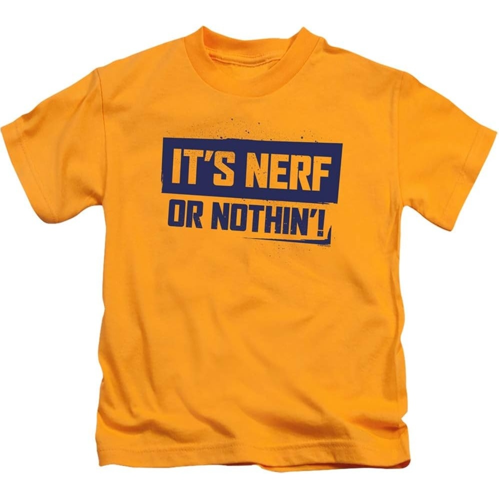 image:imageNerf Nerf Or Nothing Unisex Youth Juvenile TShirt for Girls and BoysGold