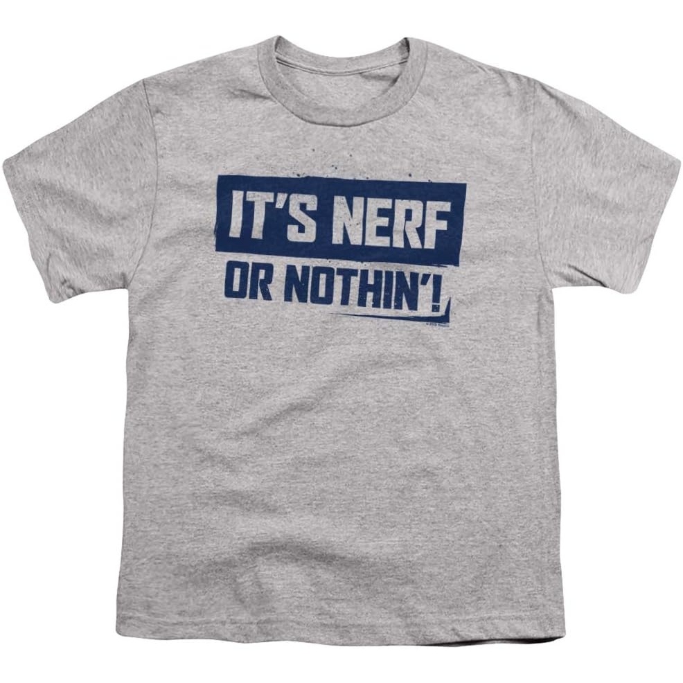 image:imageNerf Nerf Or Nothing Unisex Youth T ShirtAthletic Heather