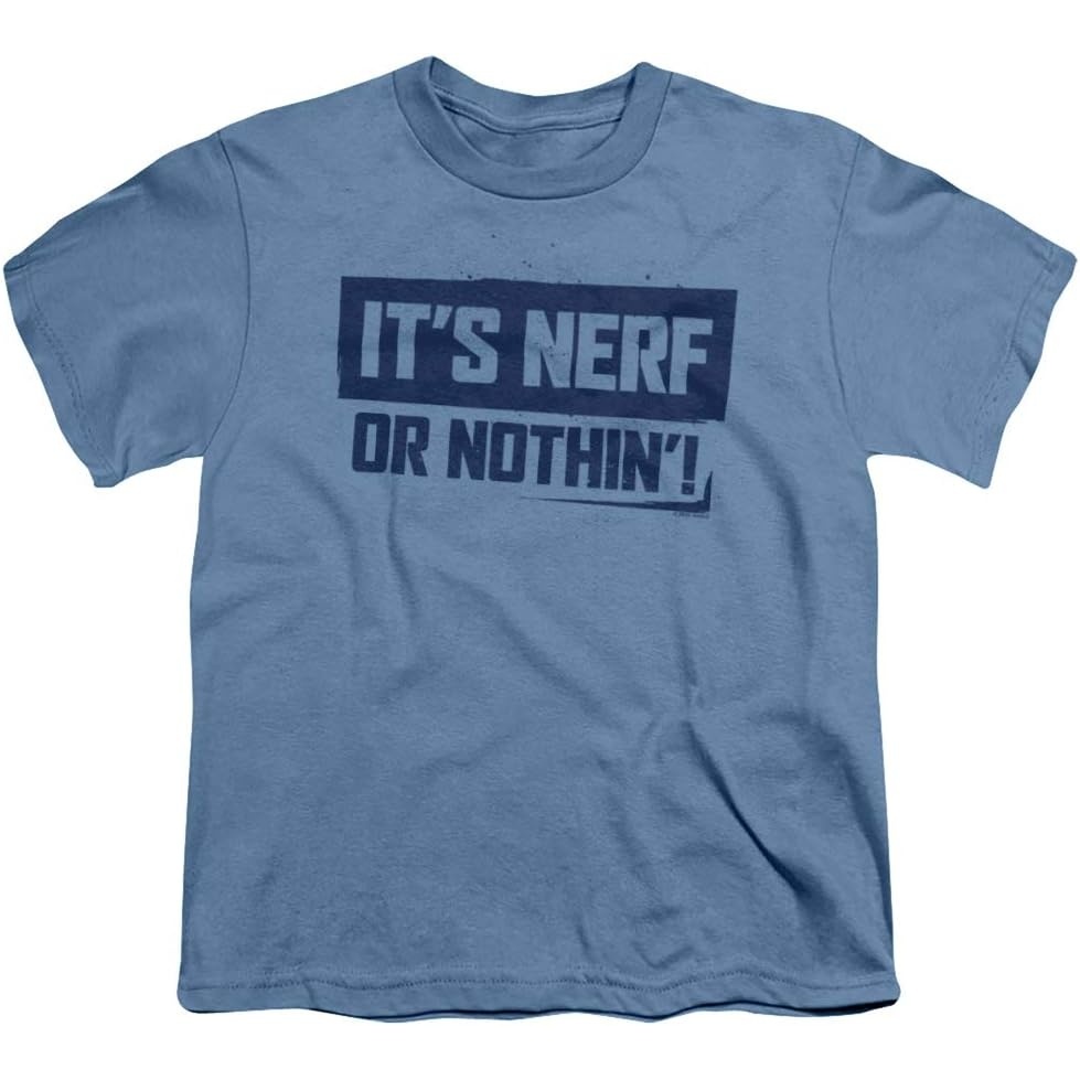 image:imageNerf Nerf Or Nothing Unisex Youth T ShirtCarolina Blue