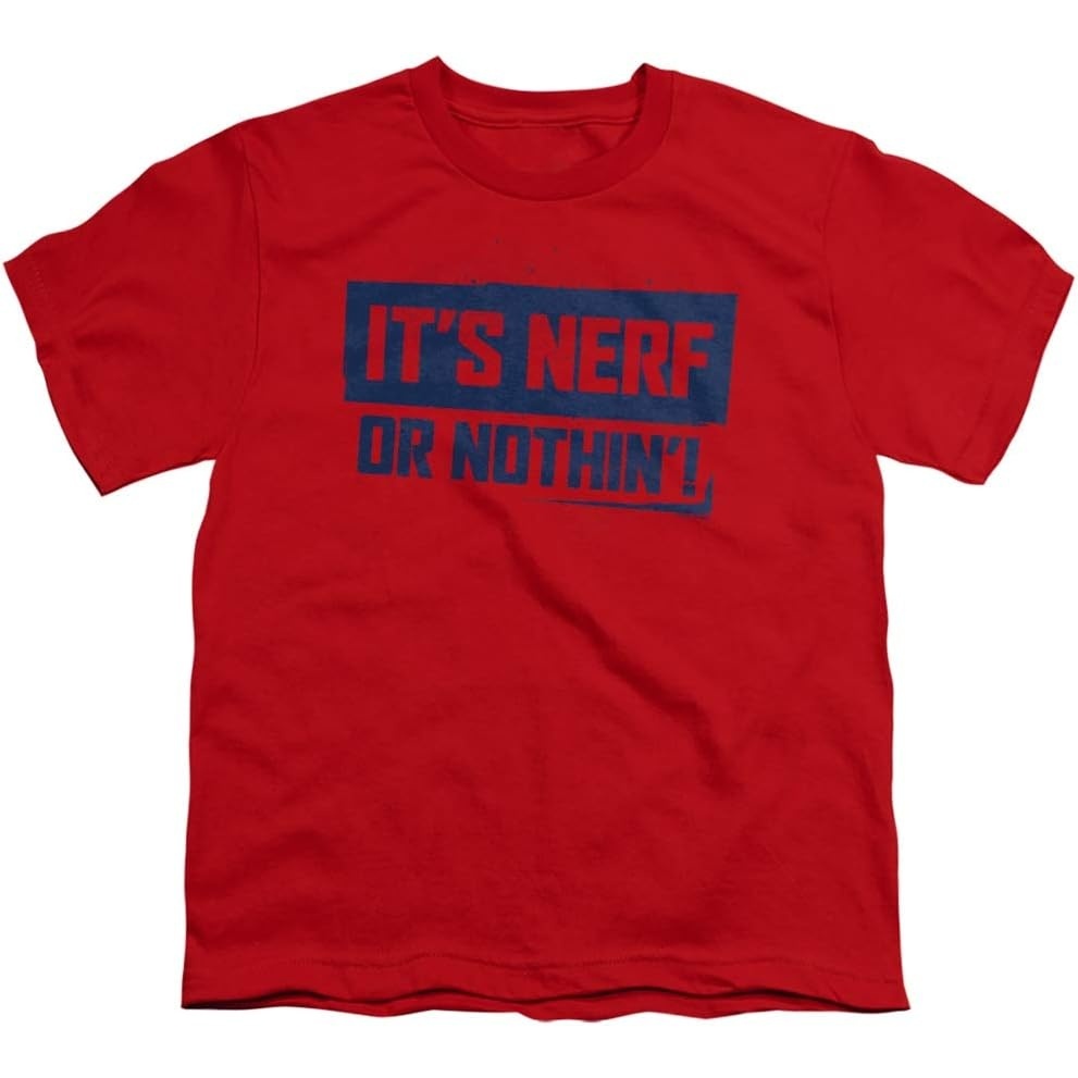 image:imageNerf Nerf Or Nothing Unisex Youth T ShirtRed