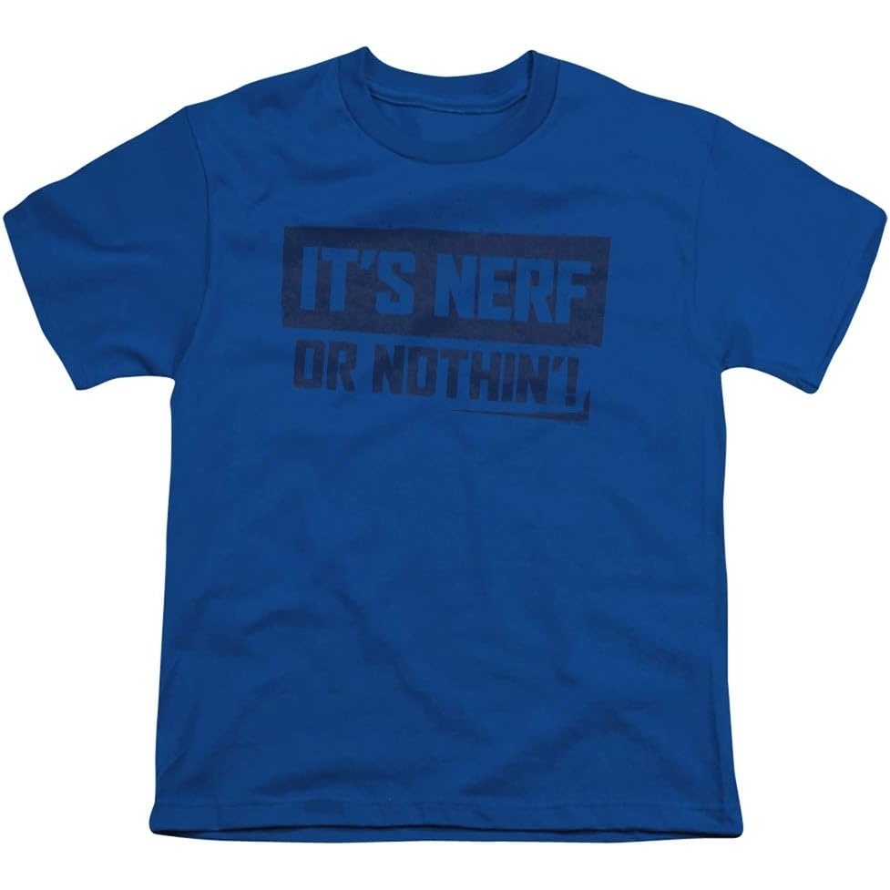 image:imageNerf Nerf Or Nothing Unisex Youth T ShirtRoyal